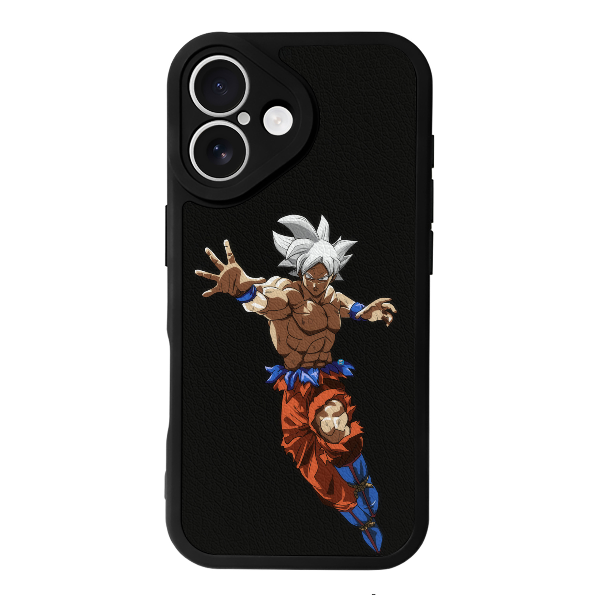 （画像用） ドラゴンボール 孫悟空（そん ごくう）Son Goku カカロット DRAGON BALL Kakarotto 【iPhone 16シリーズ対応】シリコンスマホケース（レザー調） 材質：シリコン